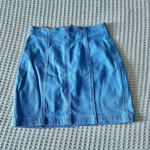 Jean Mini Stretch Skirt